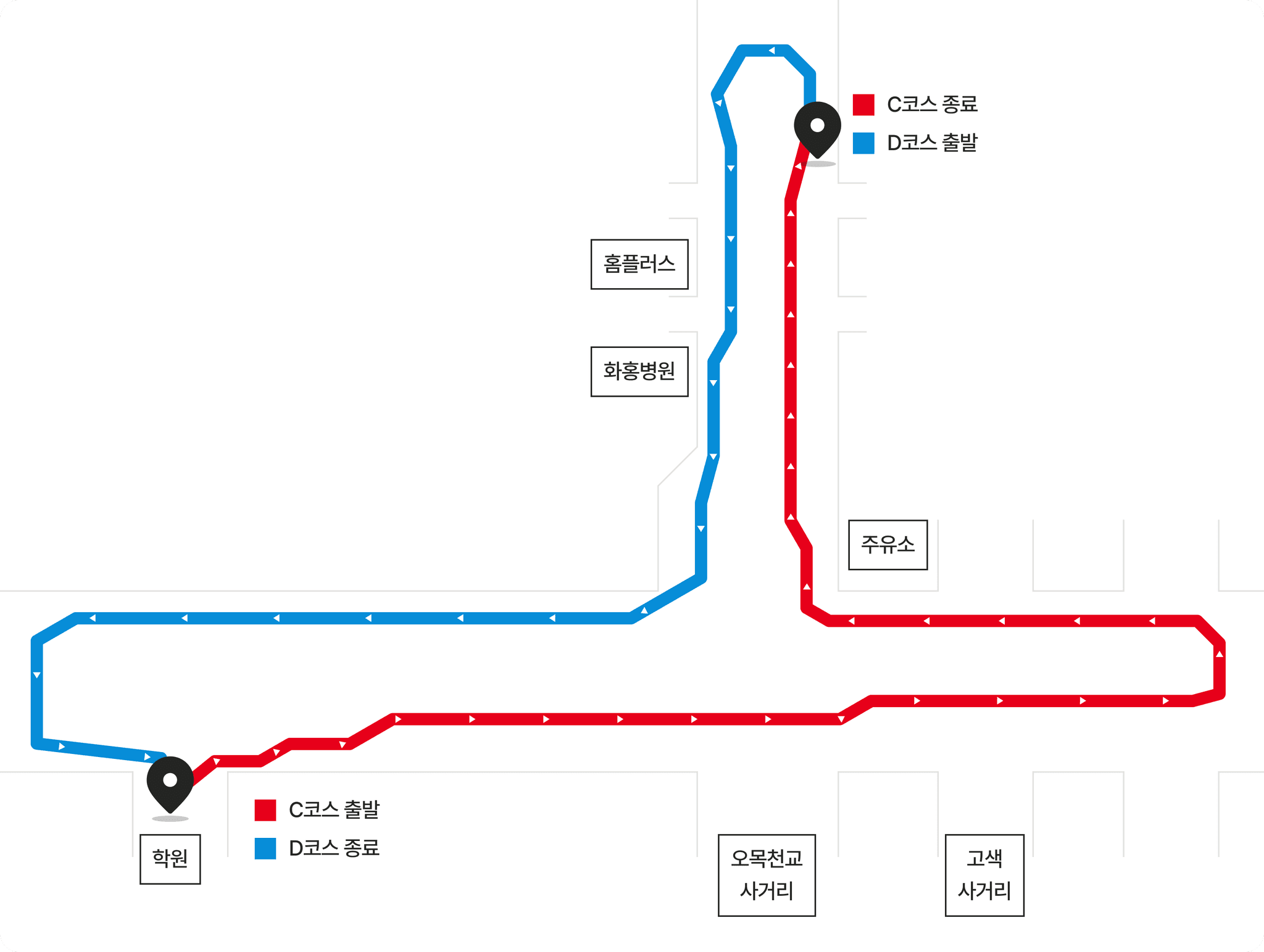 운전선생 수원신화성점 C,D 코스